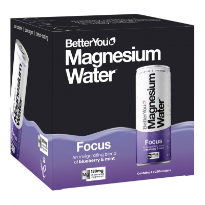 Better You Magnesium Water Focus 4x250ml